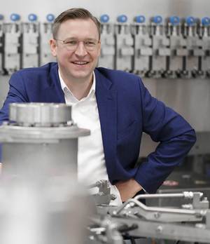 Tim Steinhauer, Head of the KHS Filling Technology Product Center in Bad Kreuznach, Germany