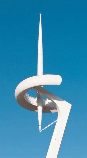 A modern classic: the radio tower at the Olympic Village in Barcelona, built by Calatrava.