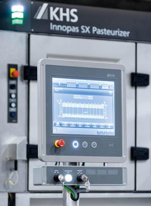In the new pasteurizer KHS’ proven pasteurization unit control has been given a number of new functions.